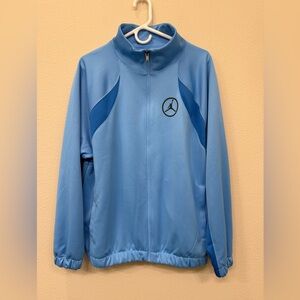 EUC Jordan Jumpman Track Jacket, Blue, Full-Zip - Large